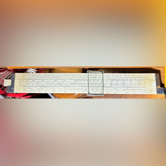 Vintage Slide Rule With Leather Case Keuffel & Esser Co. N.Y. 1930-1940’s USA - Picture 2 of 5